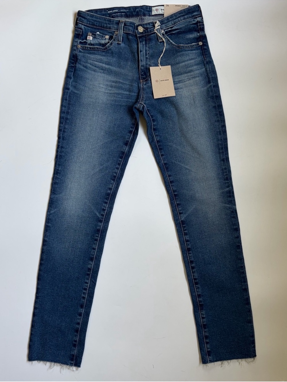NWT AG Adriano Goldschmied Prima Ankle Cigarette Jeans